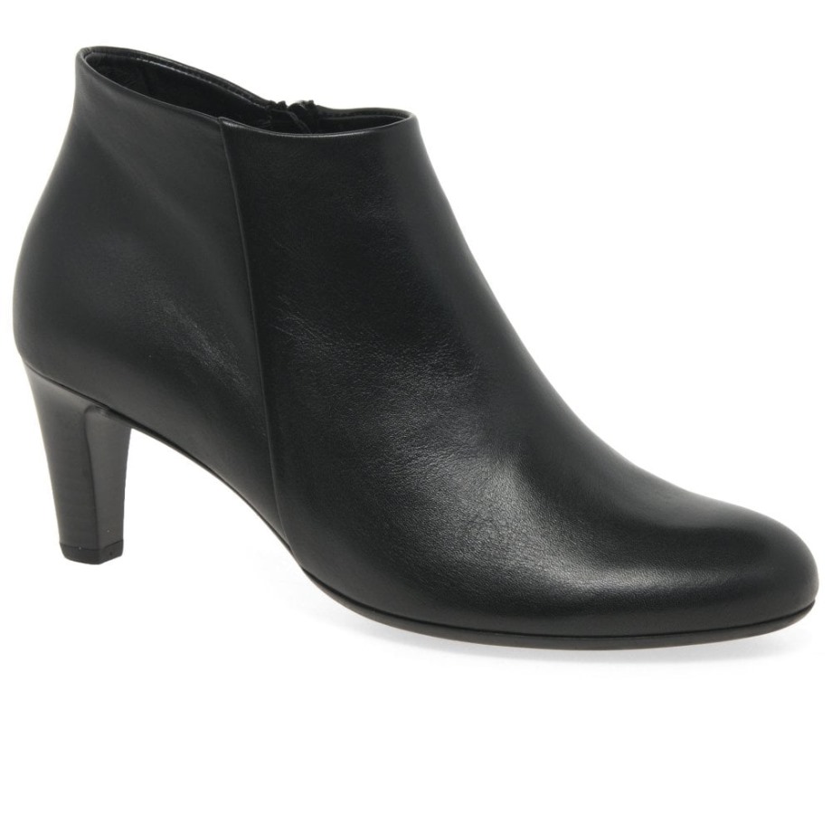 Black Gabor Fatale Womens Ankle Boots