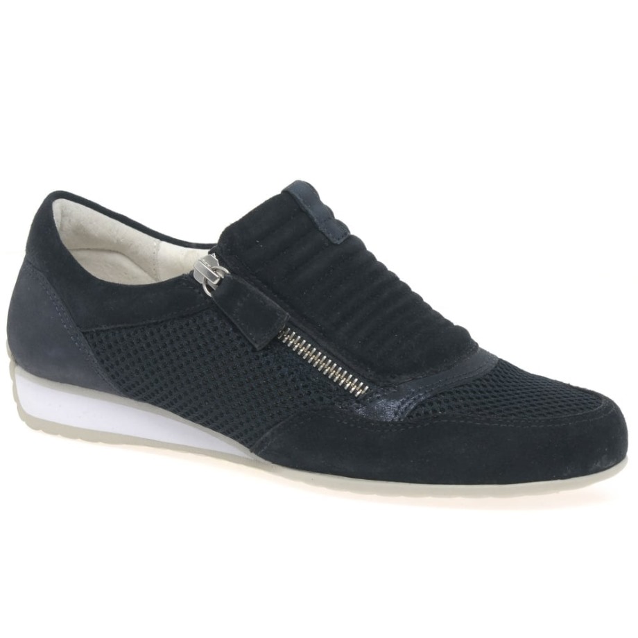 Atlantic Suede/Mesh Gabor Brunello Womens Casual Sports Trainers