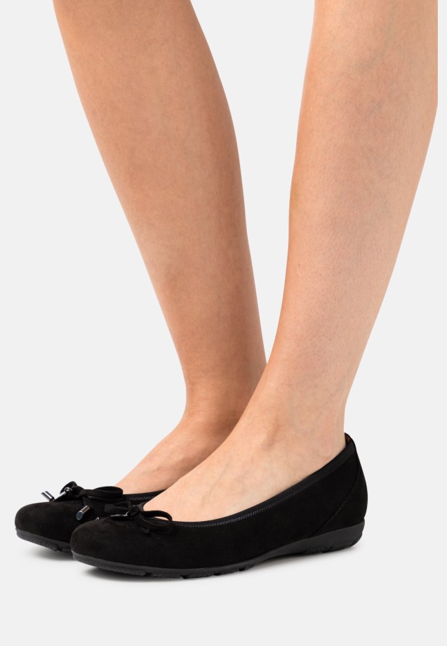 Gabor Black Ballet Pumps Women
