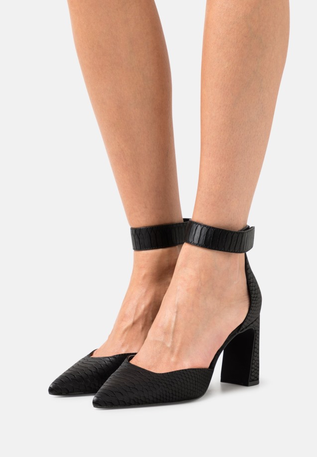 Gabor Black Vegan Starlit - Classic Heels