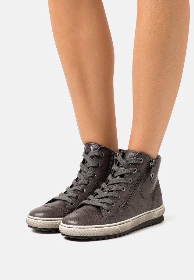 Gabor Dark Grey High-Top Trainers