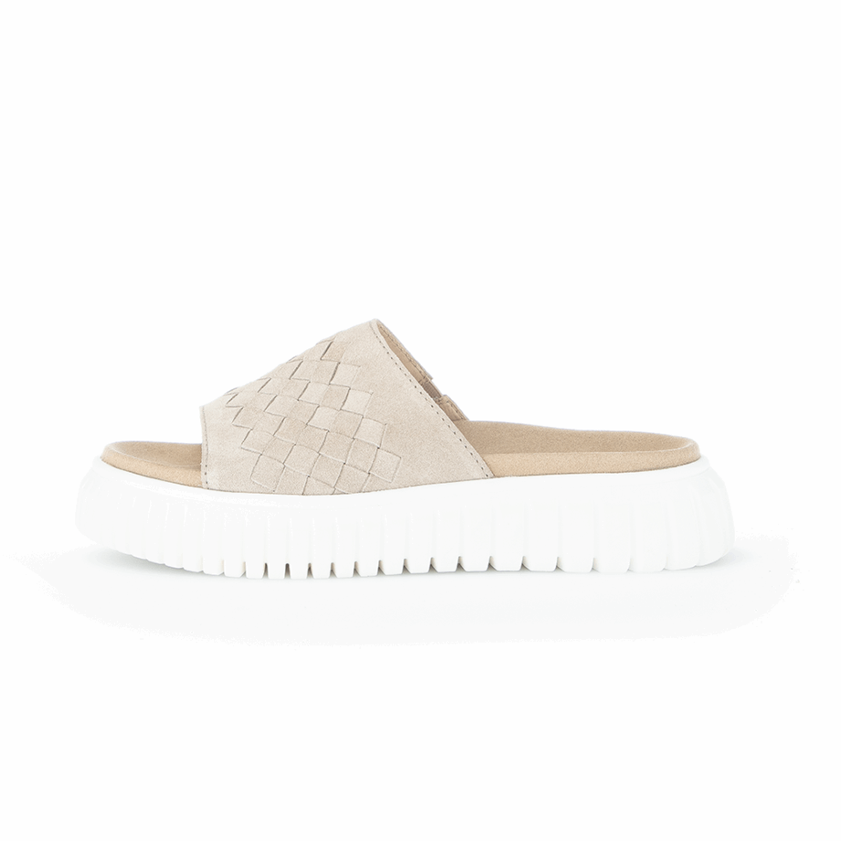 Gabor Slipon Sandal Linnen