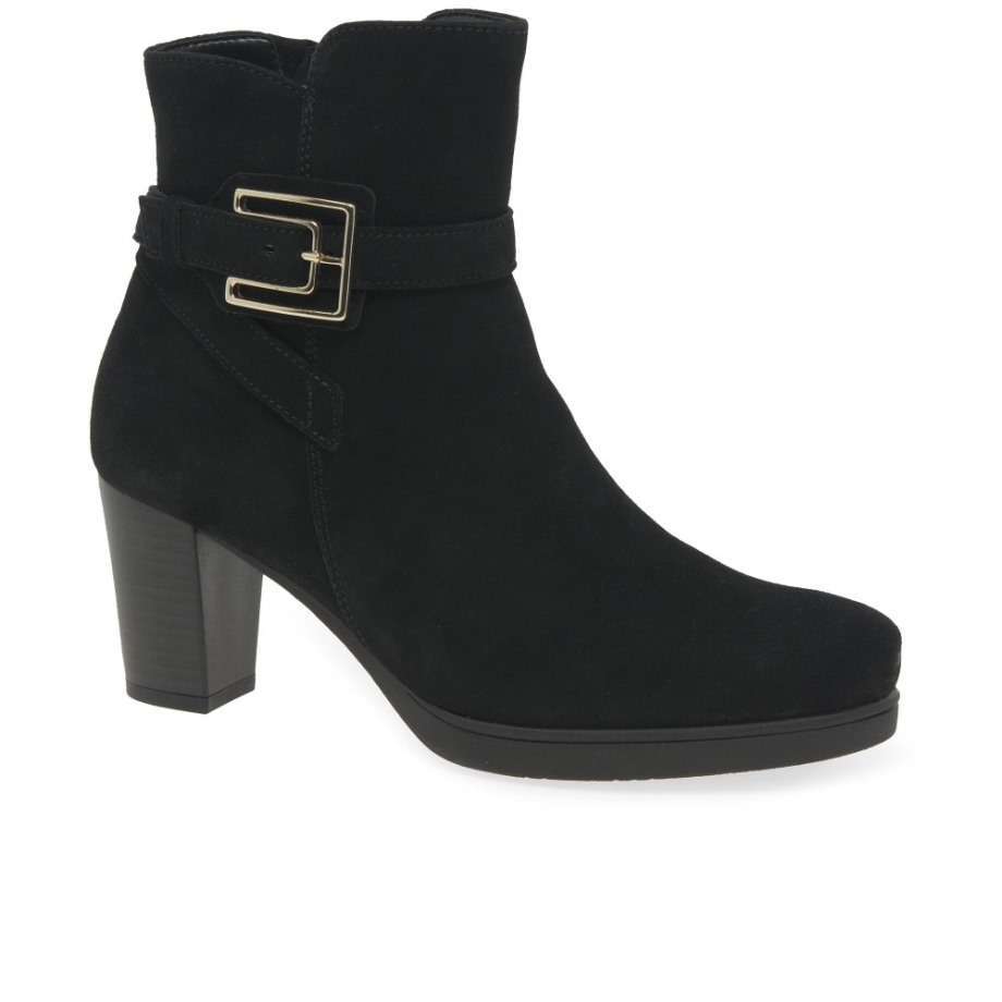 Gabyaa D92083 Gabor Black Suede