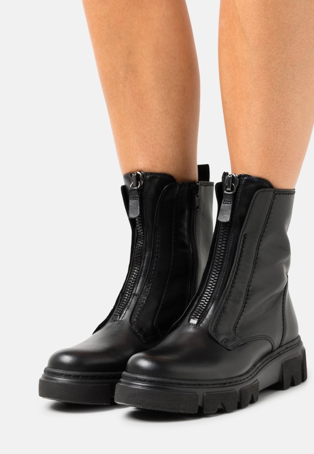 Altsilber Gabor Platform Ankle Boots