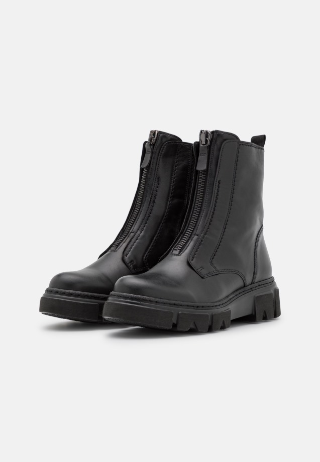 Altsilber Gabor Platform Ankle Boots