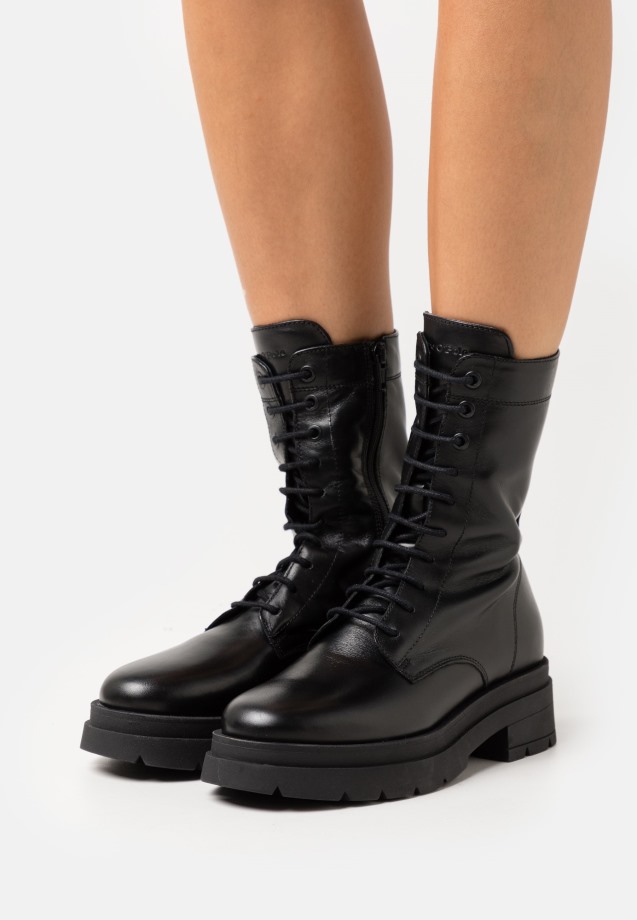 Altsilber Gabor Platform Ankle Boots