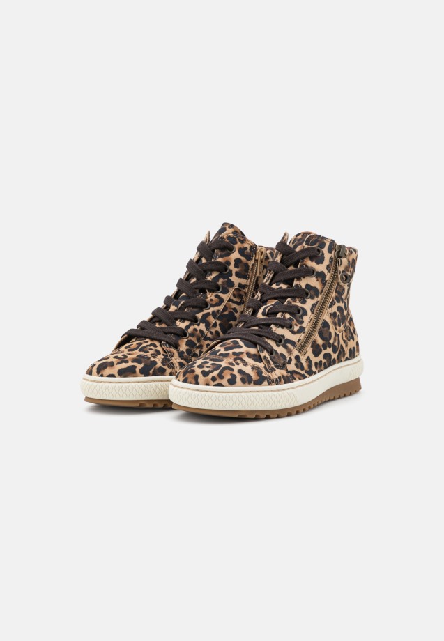 Beige Gabor High-Top Trainers