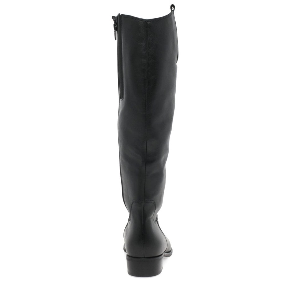 Black Brook M Womens Medium Calf Fitting Long Boots Gabor