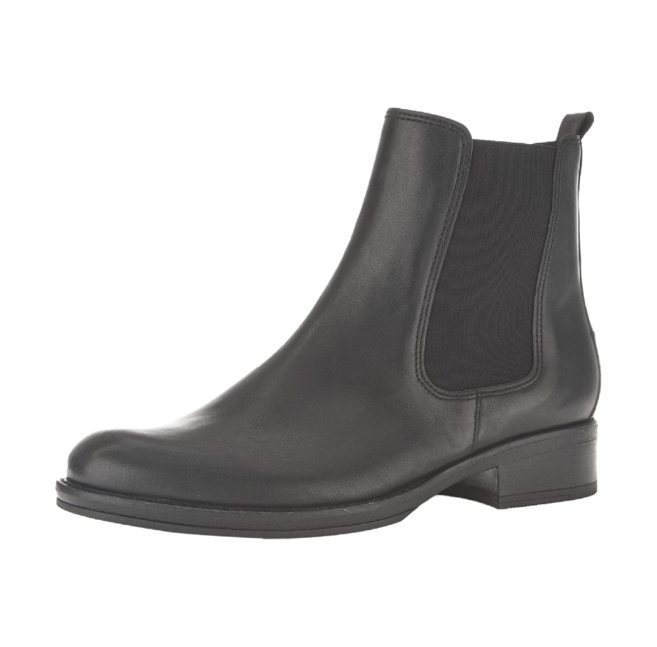 Black Gabor Classic Ankle Boots