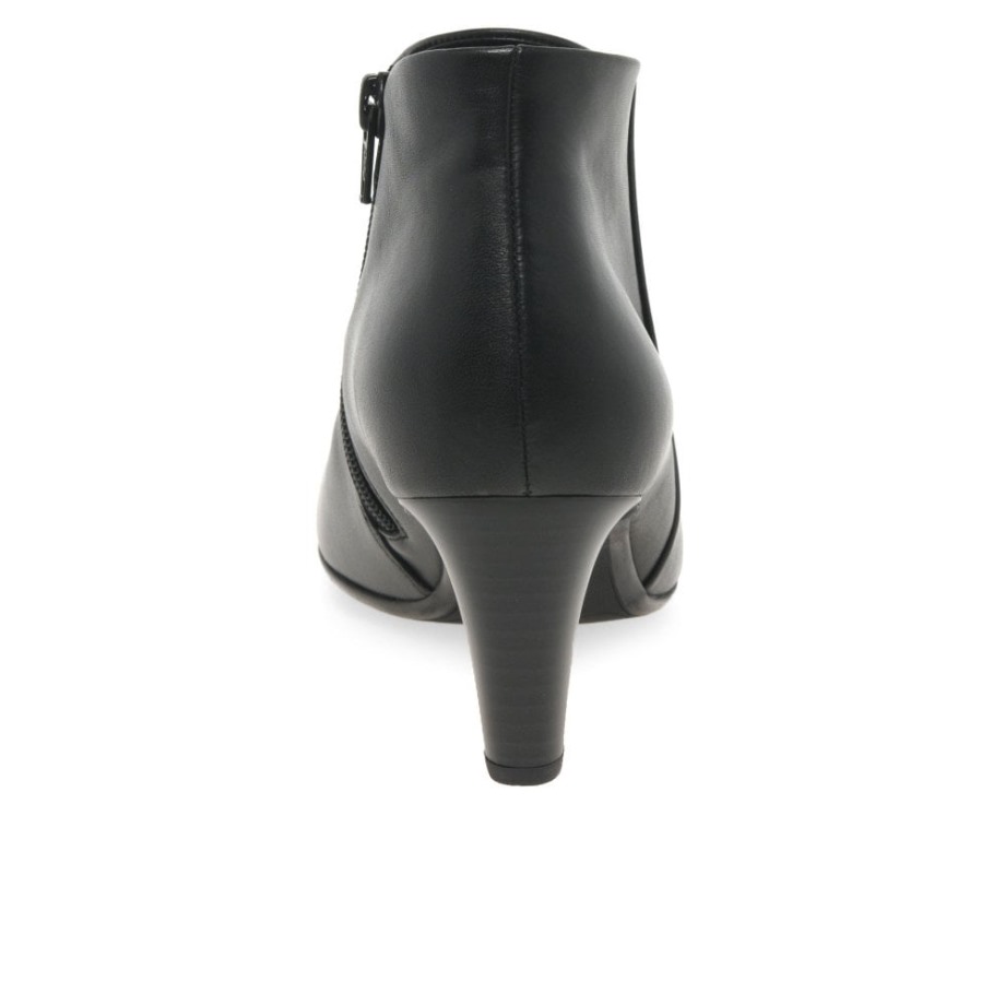 Black Gabor Fatale Womens Ankle Boots