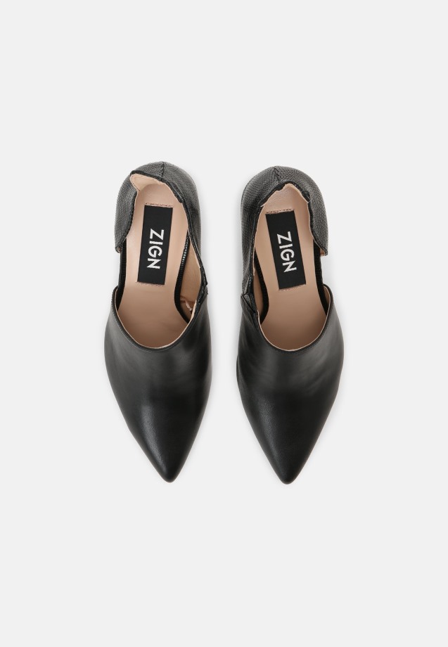 Black Gabor Leather - High Heels