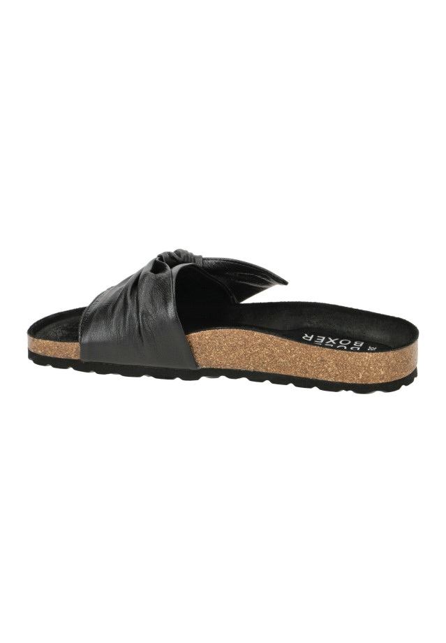 Black Gabor Mules