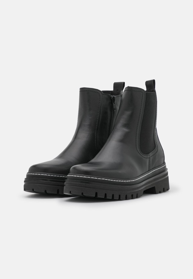Black Gabor Platform Ankle Boots