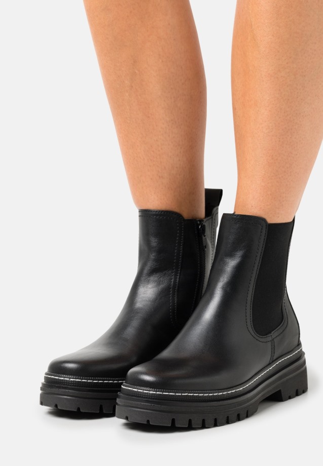 Black Gabor Platform Ankle Boots