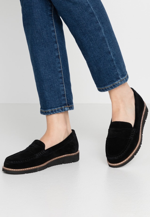 Black Gabor Platform Heels Women