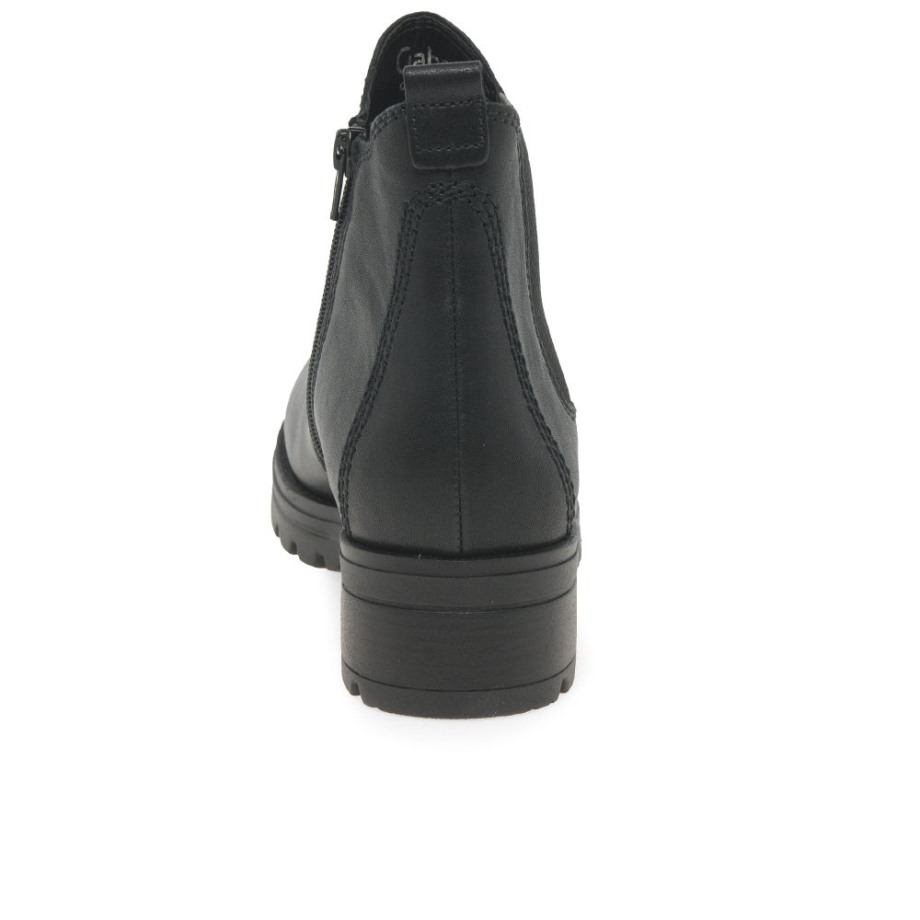Black Gabor Sallis Ladies Ankle Boots