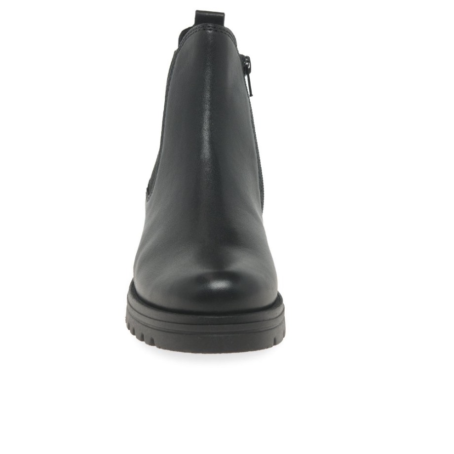 Black Gabor Sallis Ladies Ankle Boots