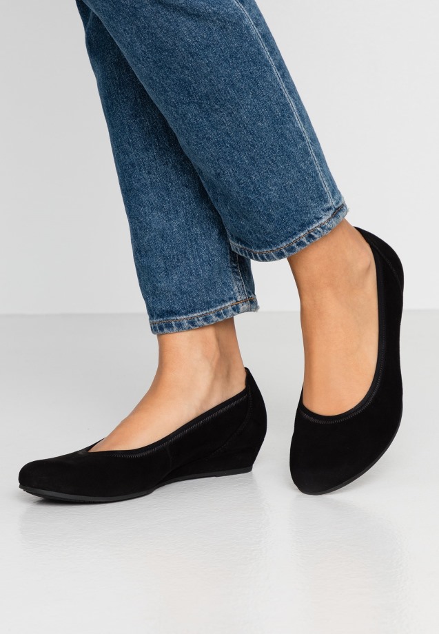 Black Gabor Wedges