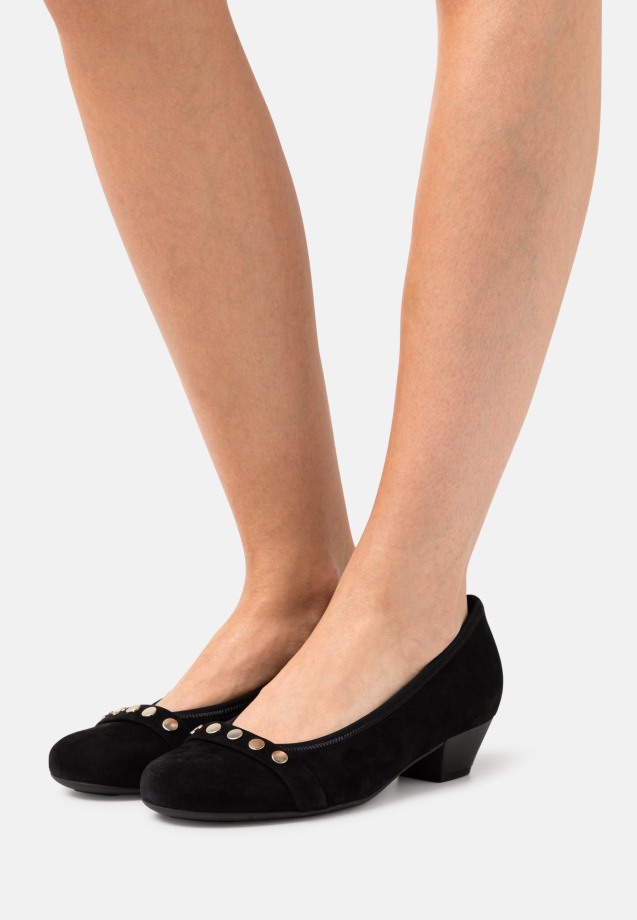 Black Gabor Wedges