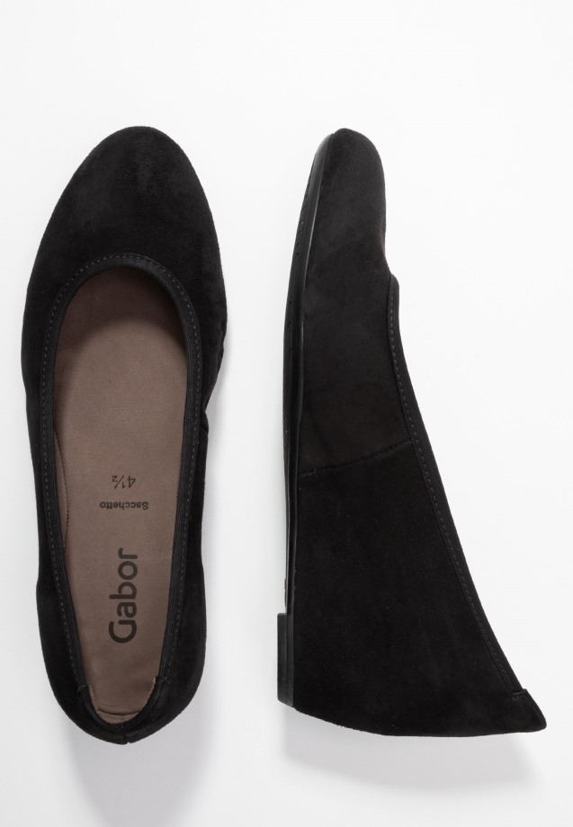 Black Gabor Wedges