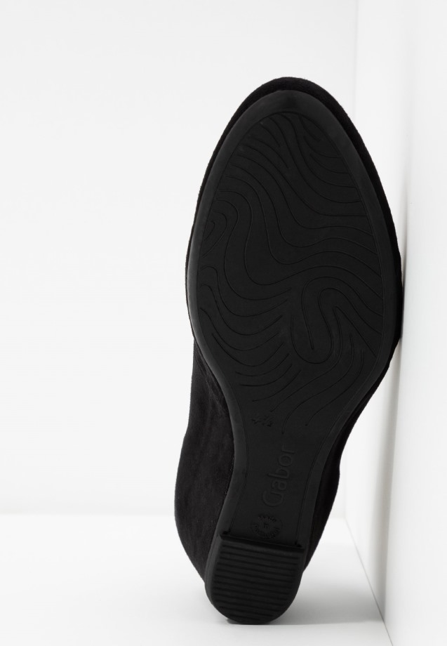 Black Gabor Wedges