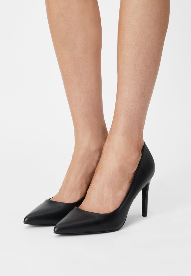 Black Gabor Wide Fit Reggie - Classic Heels