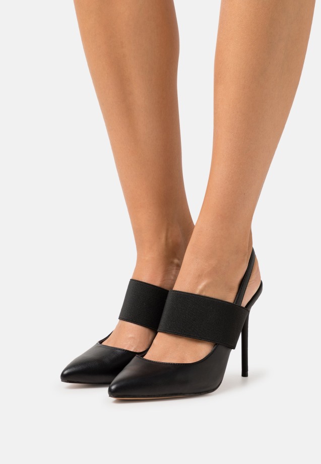 Black Gabor Wide Fit Reggie - Classic Heels
