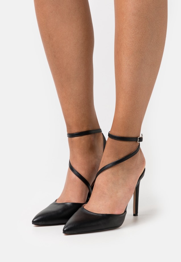 Black Gabor Wide Fit Reggie - Classic Heels