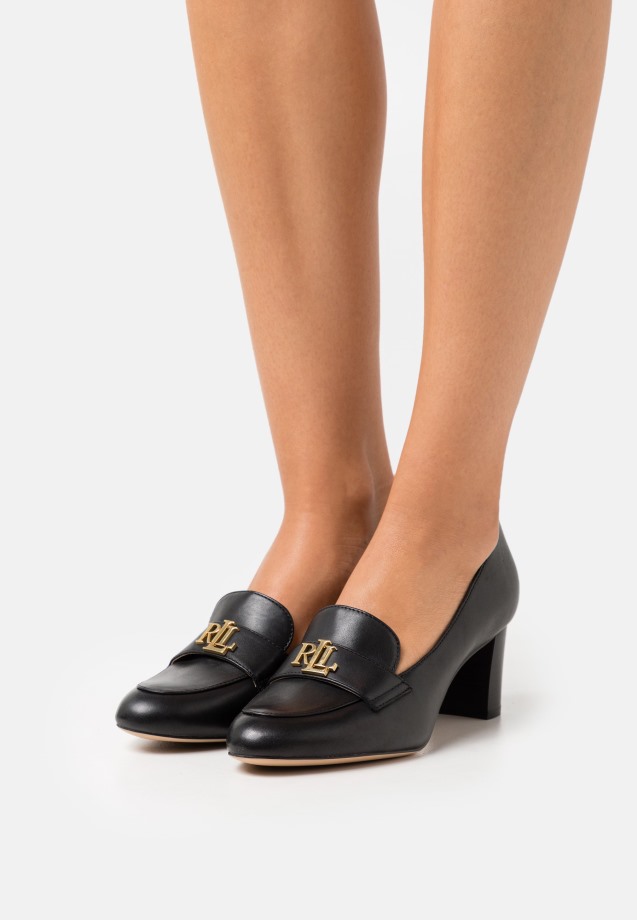 Black Lanette Leather Pump - Classic Heels Gabor