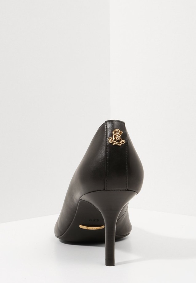 Black Lanette Leather Pump - Classic Heels Gabor