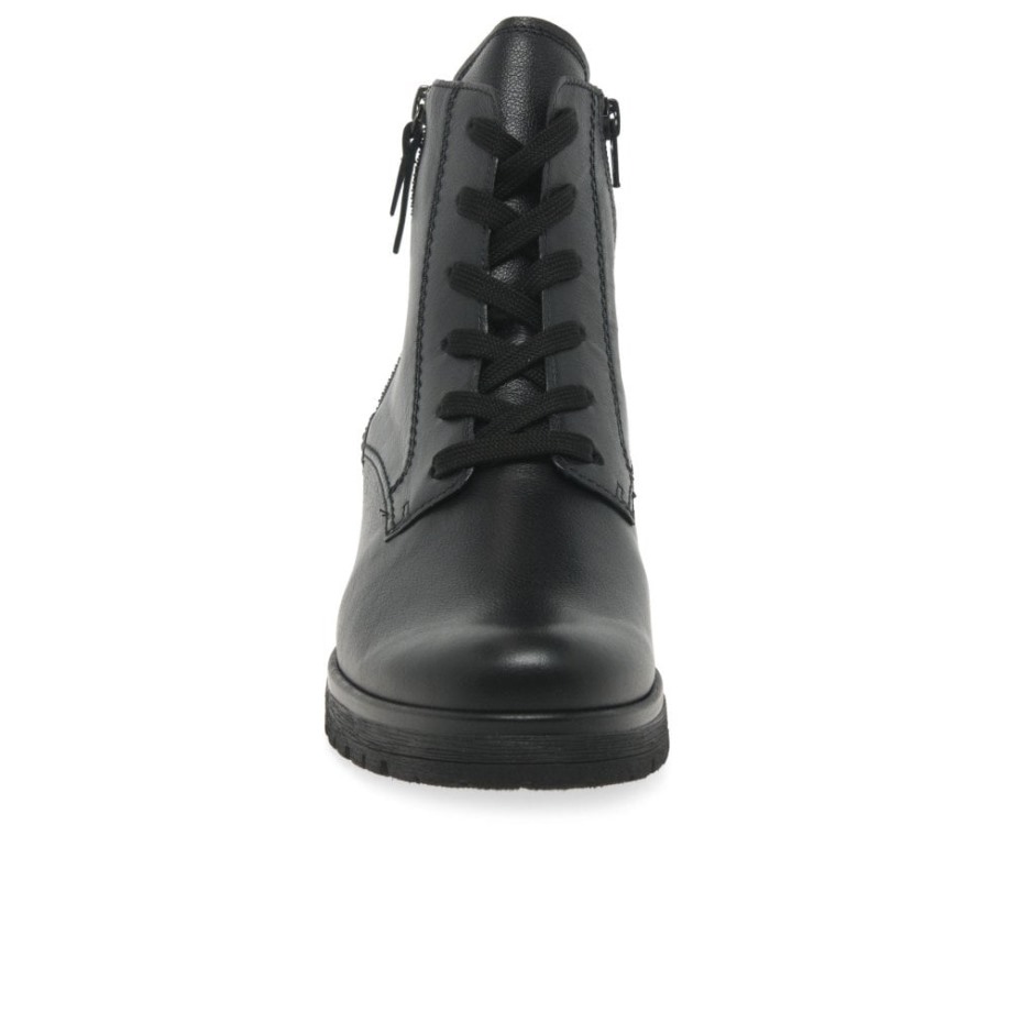 Black Zane Womens Ankle Boots Gabor