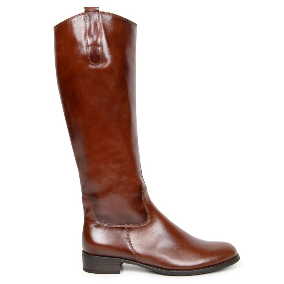 Brook M Womens Medium Calf Fitting Long Boots Gabor Sattel