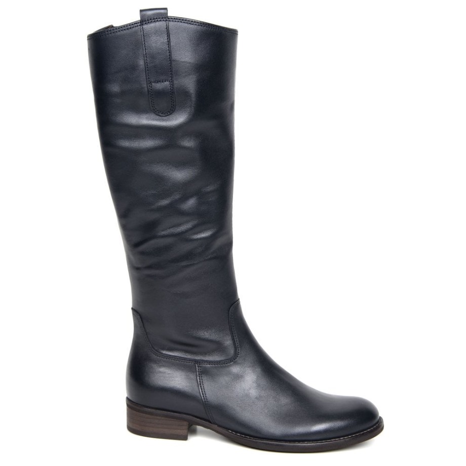 Brook M Womens Medium Calf Fitting Long Boots Night Gabor