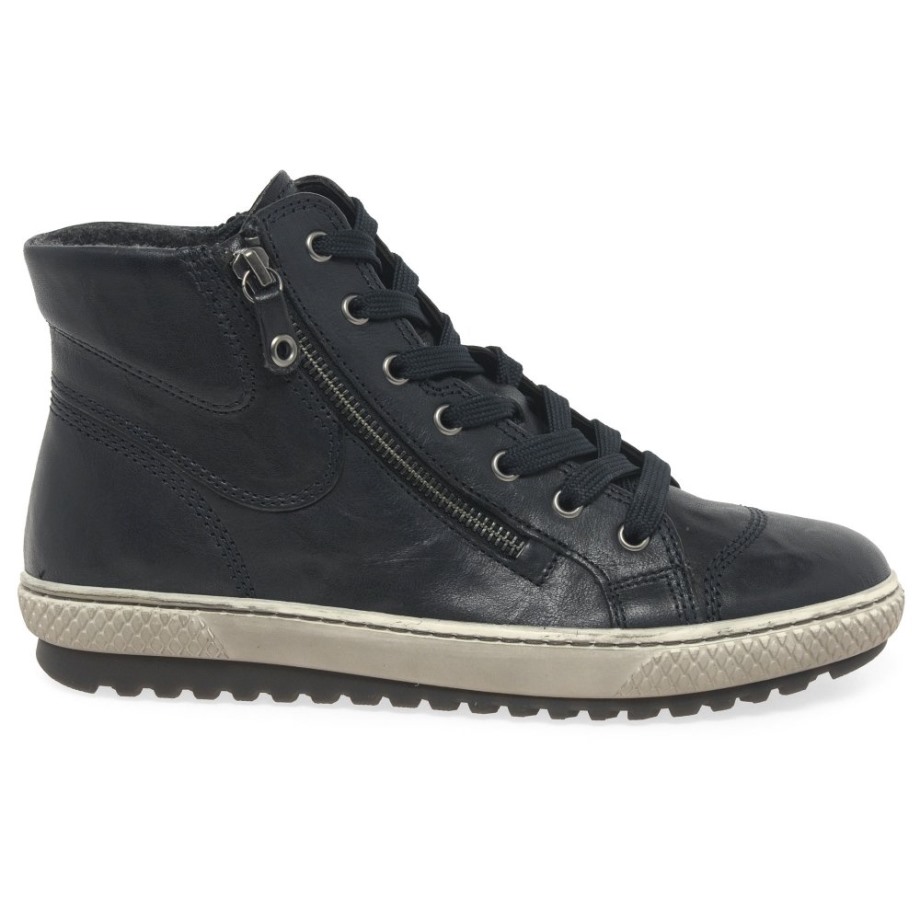 Bulner Womens Casual Ankle Boots Gabor Navy Tucson