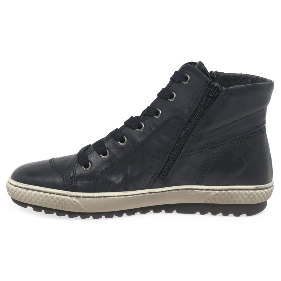 Bulner Womens Casual Ankle Boots Gabor Navy Tucson
