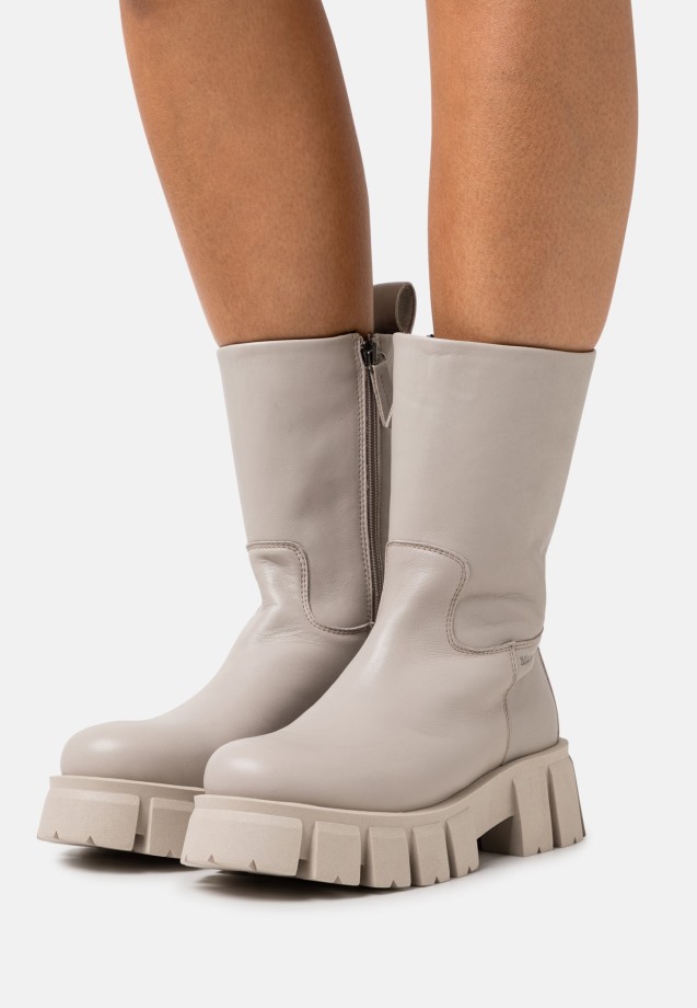 Caramel/Grey Platform Boots Gabor