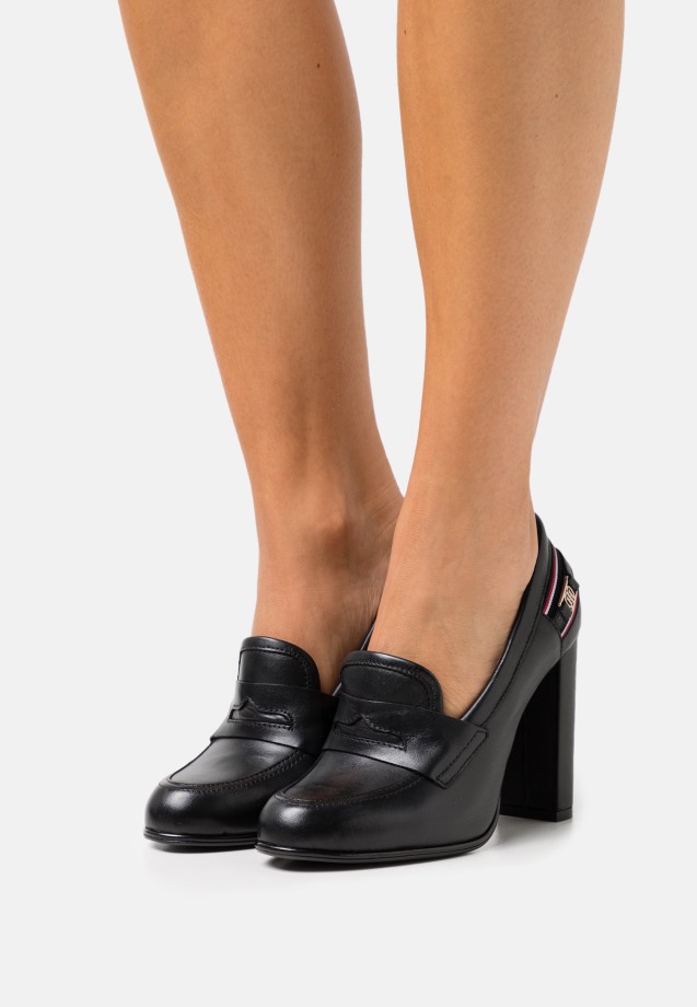 Cognac Gabor Platform Heels