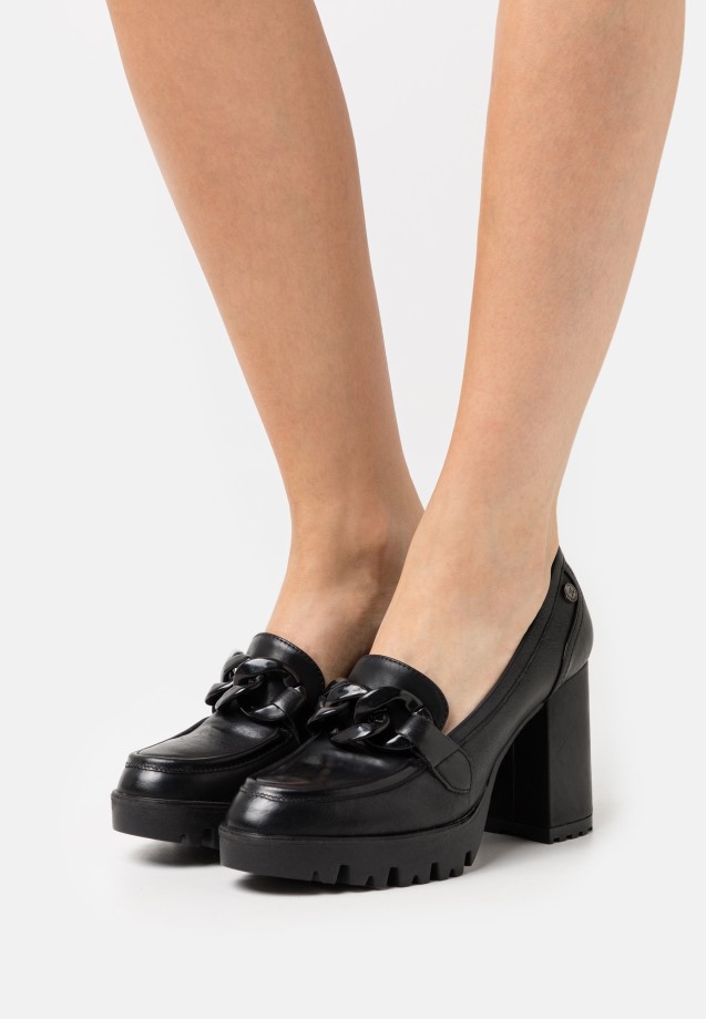 Cognac Gabor Platform Heels