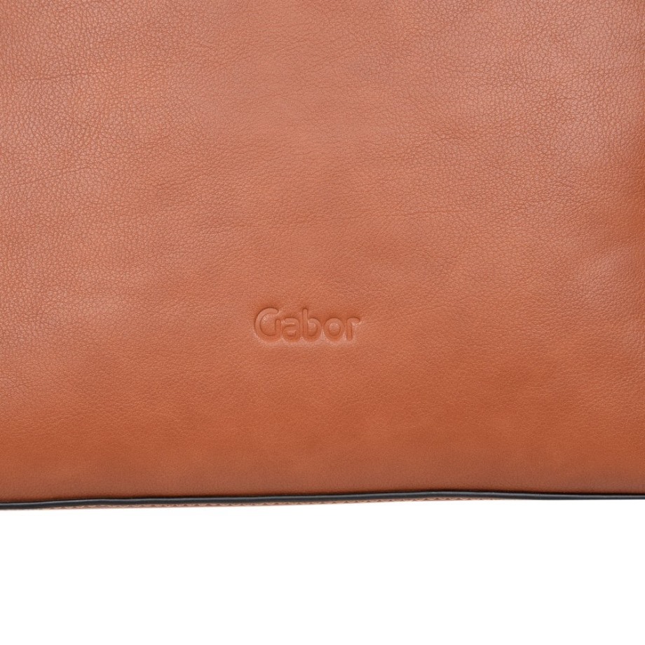 Cognac Sarda Womens Messenger Handbag Gabor