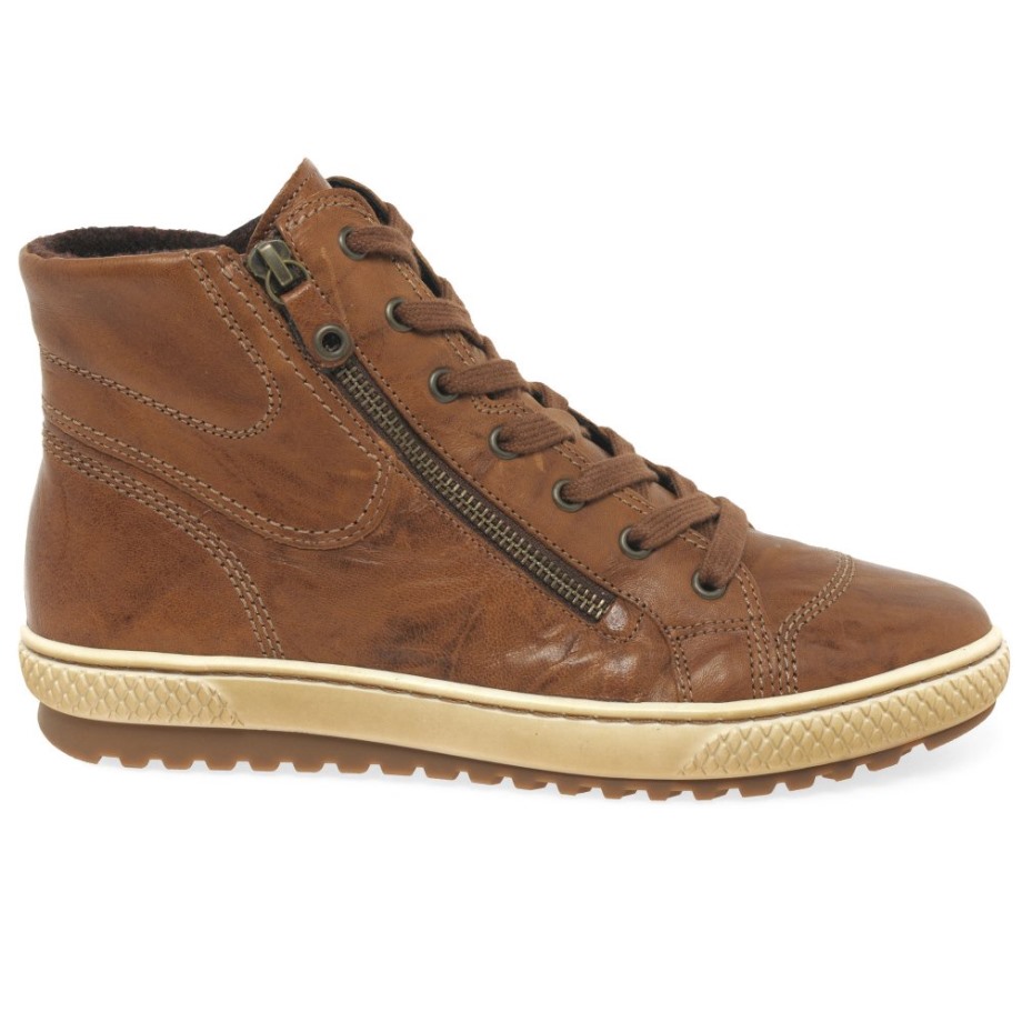 Copper Gabor Bulner Womens Casual Ankle Boots