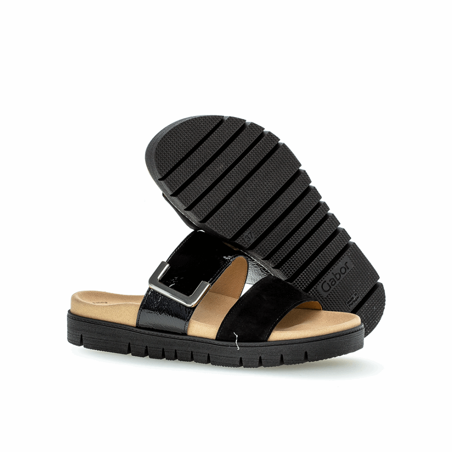Crna Slip Sandala Gabor