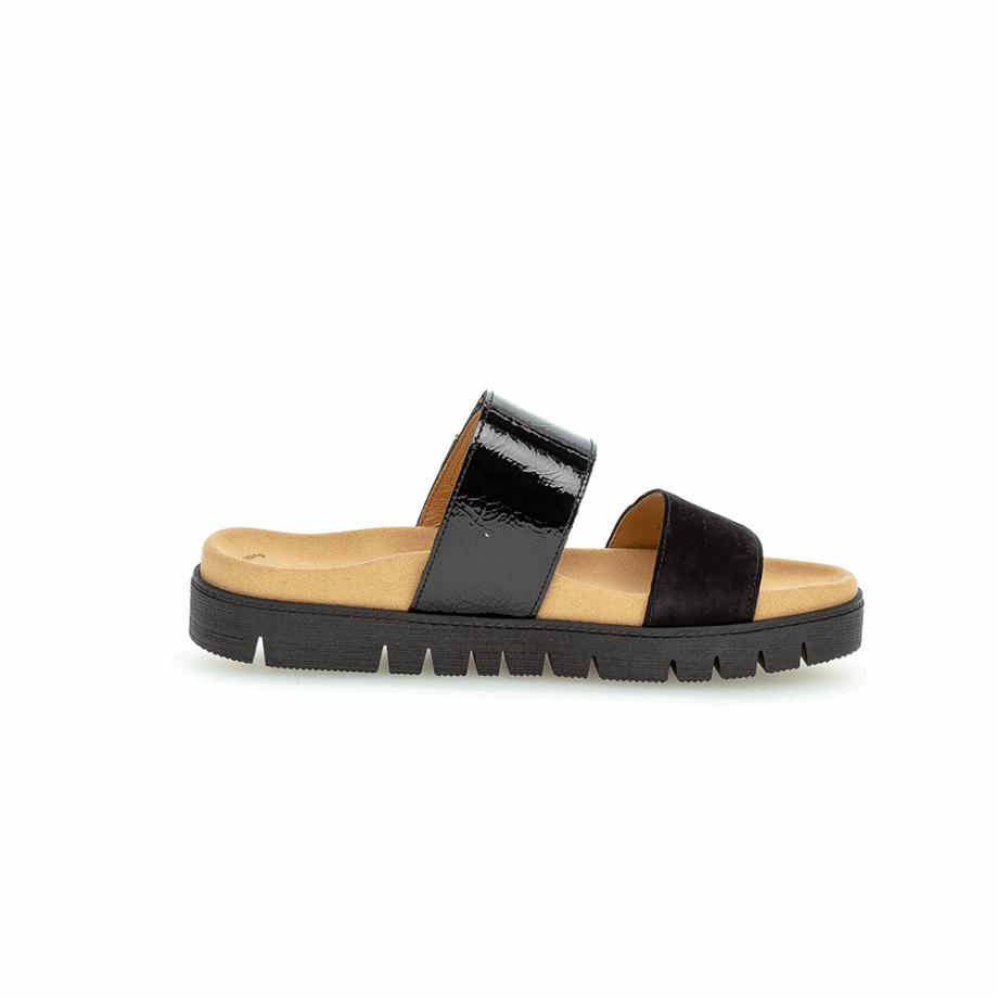 Crna Slip Sandala Gabor