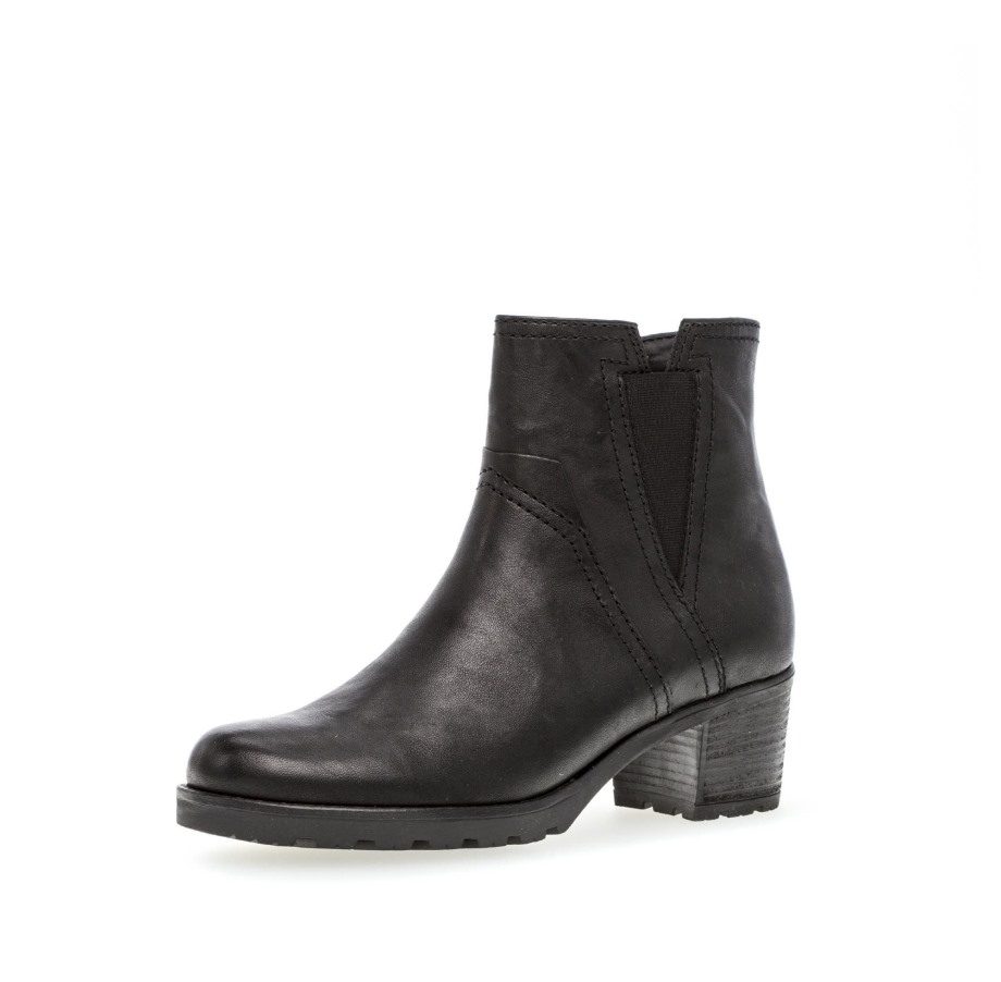 Dark Blue Classic Ankle Boots Gabor