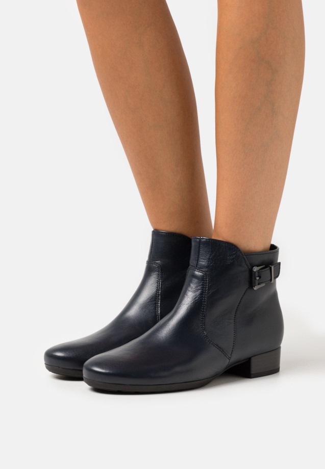 Dark Blue Classic Ankle Boots Gabor