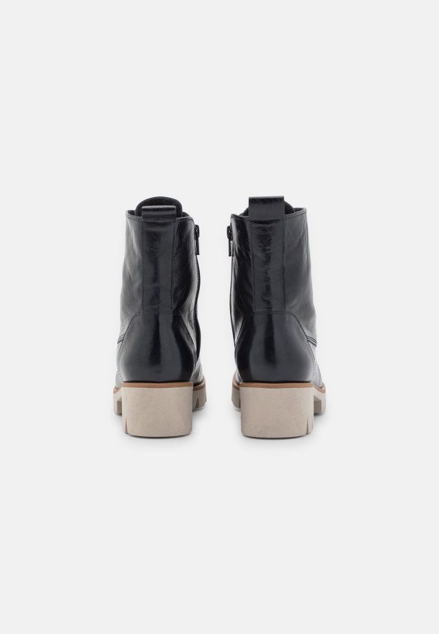 Dark Blue Lace-Up Ankle Boots Gabor
