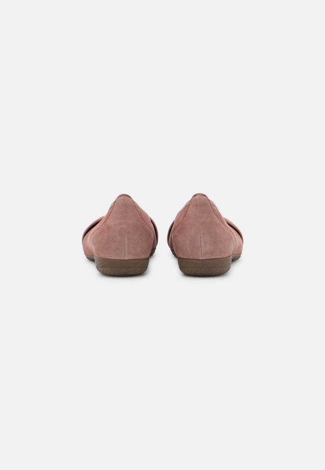 Dusty Rose Gabor Ballet Pumps