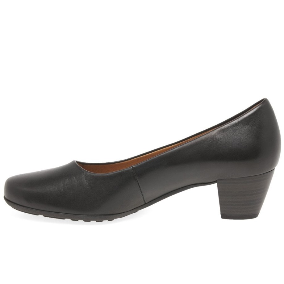 Espresso Brambling Womens Court Shoes Gabor