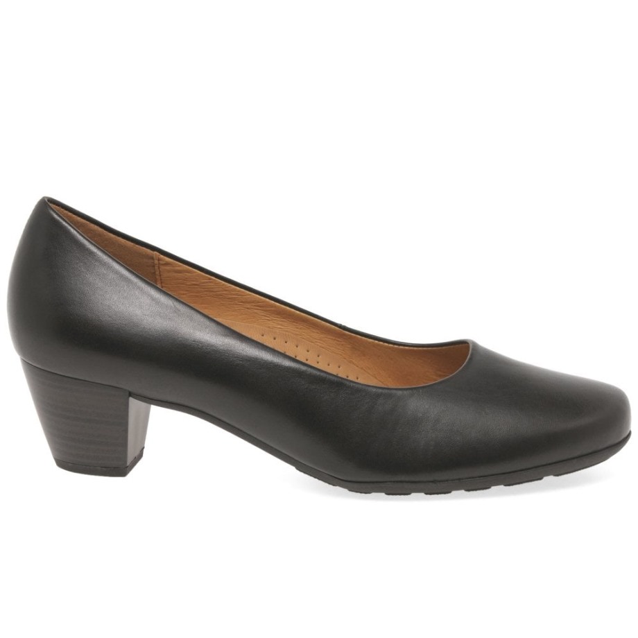 Espresso Brambling Womens Court Shoes Gabor