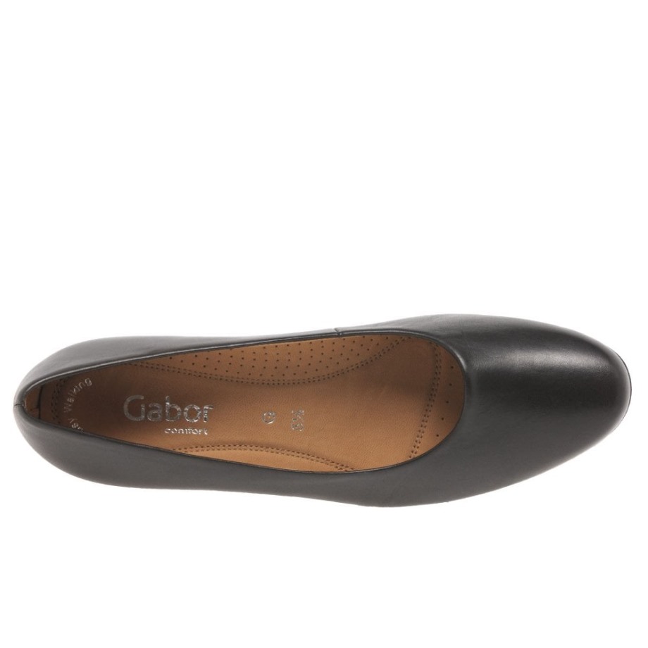 Espresso Brambling Womens Court Shoes Gabor
