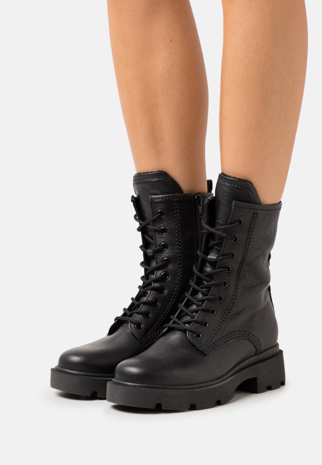 Fango/Dust Gabor Lace-Up Ankle Boots